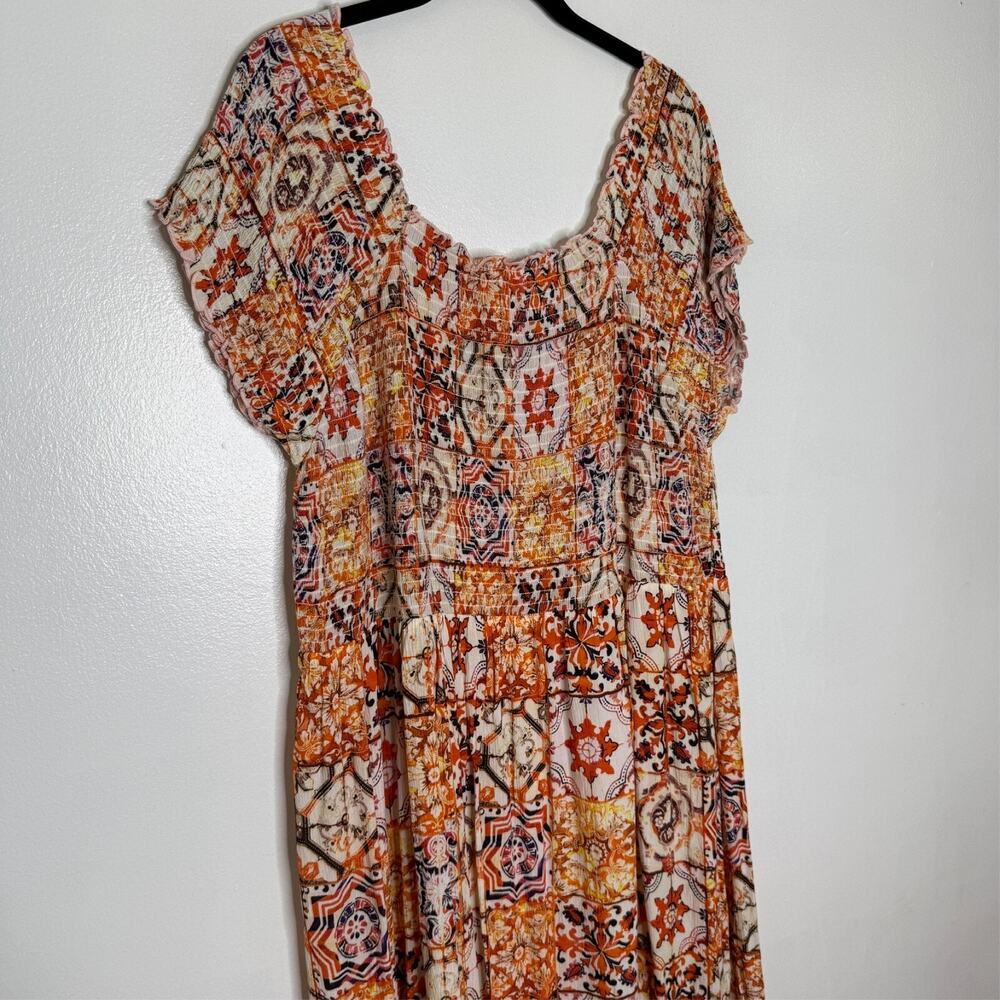 Soft Surroundings Plus 2X Boho Patchwork Maxi Dre… - image 6